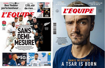 Pack L’Équipe + L’Équipe Magazine N°1945 - Samedi 26 Octobre 2019