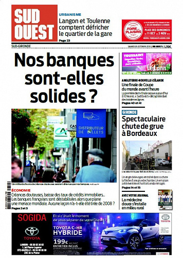 Sud Ouest Sud-Gironde - Samedi 26 Octobre 2019