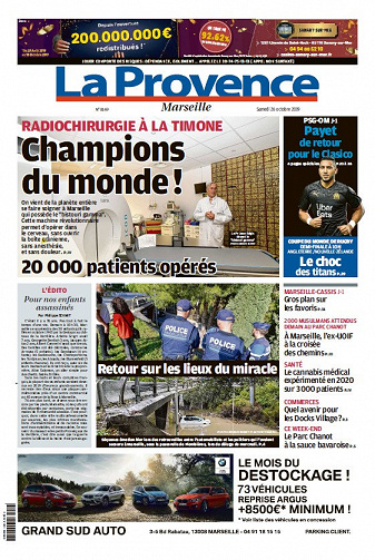 La Provence Marseille - Samedi 26 Octobre 2019