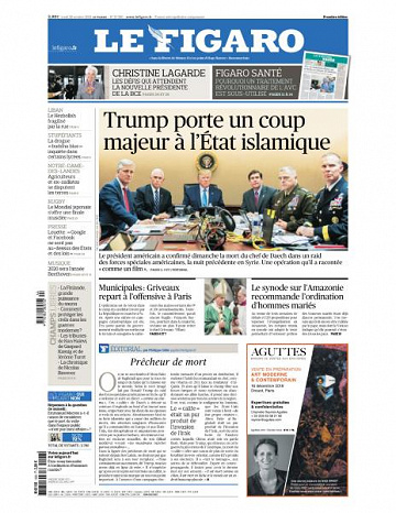 Le Figaro du Lundi 28 Octobre 2019
