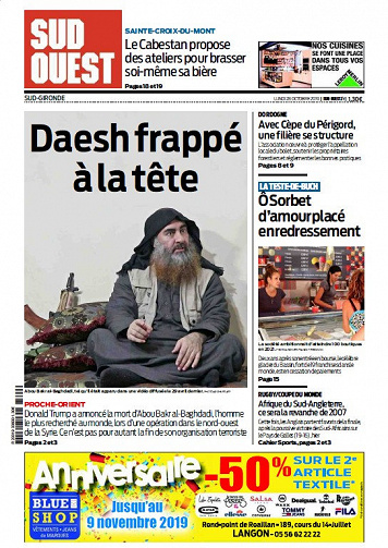 Sud Ouest Sud-Gironde - Lundi 28 Octobre 2019