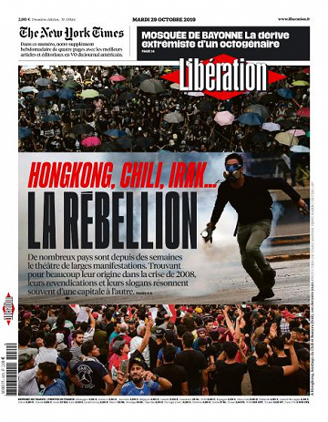 Liberation du Mardi 29 Octobre 2019