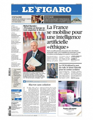 Le Figaro du Mercredi 30 Octobre 2019