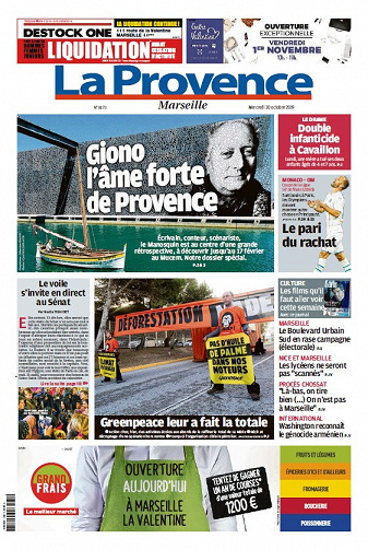La Provence Marseille - Mercredi 30 Octobre 2019