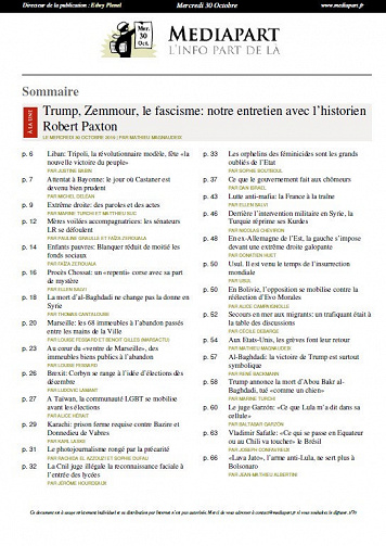 Mediapart - Mercredi 30 Octobre 2019