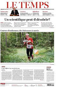 Le Temps du Vendredi 1er Novembre 2019