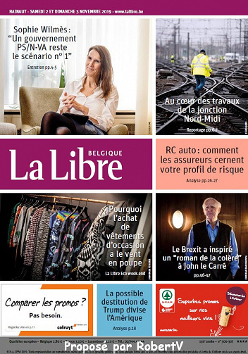 La Libre Belgique - Samedi 2 et Dimanche 3 Novembre 2019