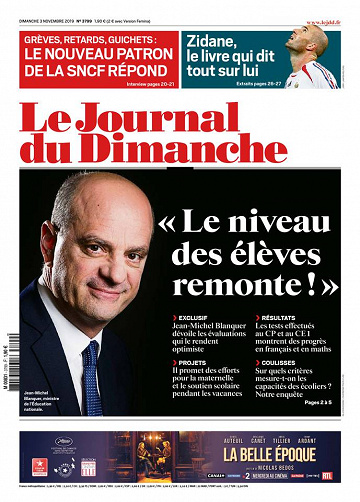 Le Journal du Dimanche - 3 Novembre 2019