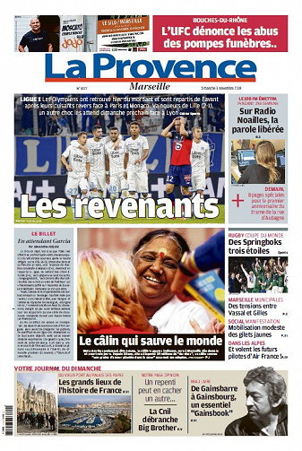 La Provence Marseille - Dimanche 3 Novembre 2019