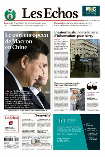 Les Echos du Mardi 5 Novembre 2019