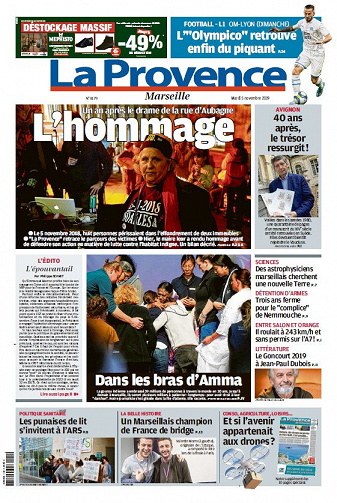 La Provence Marseille - Mardi 5 Novembre 2019