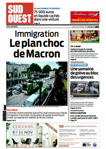 SUD OUEST du Mercredi 6 Novembre 2019