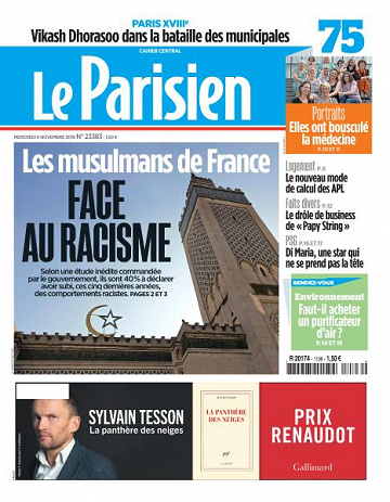 Le Parisien du Mercredi 6 Novembre 2019