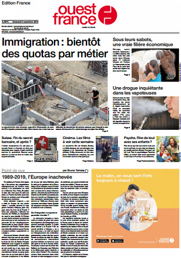 Ouest-France Édition France Du Mercredi 6 Novembre 2019