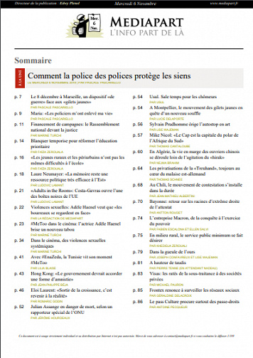 Mediapart Du Mercredi 6 Novembre 2019