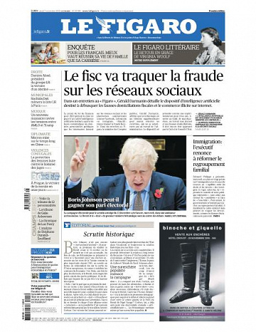 Le Figaro du Jeudi 7 Novembre 2019