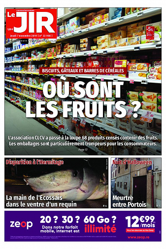 Journal de l’île de la Réunion Du Jeudi 7 Novembre 2019