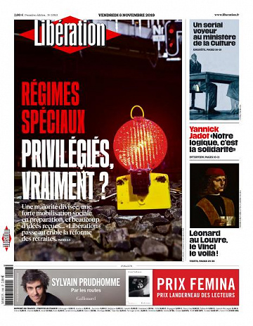 Liberation du Vendredi 8 Novembre 2019