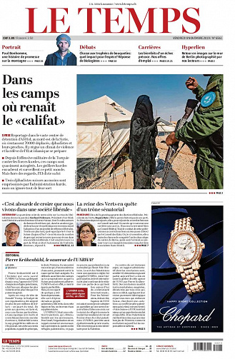 Le Temps Du Vendredi 8 Novembre 2019