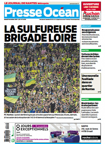Presse Océan (4 Editions) Du Samedi 9 Novembre 2019