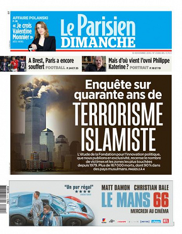 Le Parisien du Dimanche 10 Novembre 2019