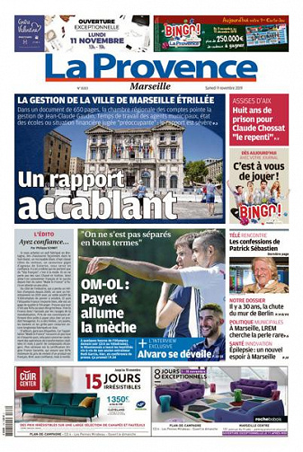 La Provence Marseille du samedi 9 novembre 2019