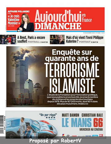 Aujourd’hui en France - Dimanche 10 Novembre 2019