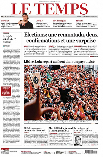 Le Temps Du Lundi 11 Novembre 2019