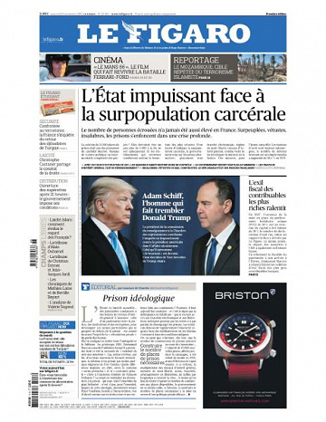 Le Figaro du Mercredi 13 Novembre 2019