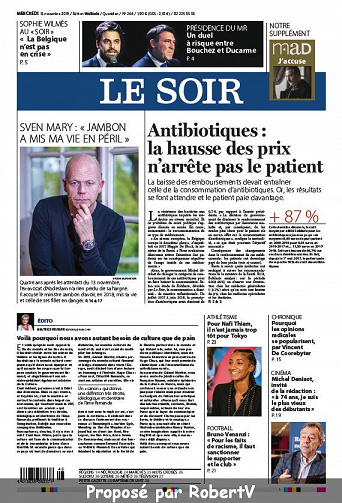Le Soir - Mercredi 13 Novembre 2019