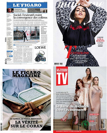 Pack Le Figaro et ses 3 suppléments - Vendredi 15 Novembre 2019