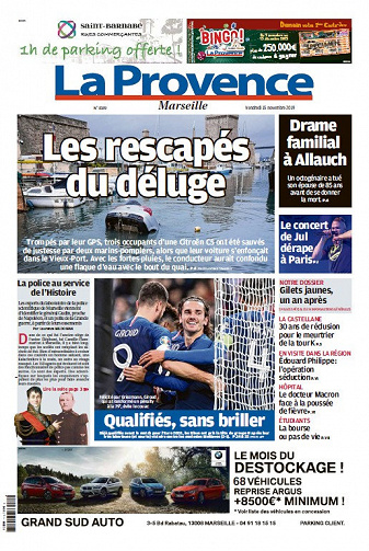 La Provence Marseille - Vendredi 15 Novembre 2019