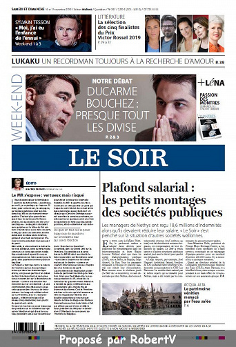 Le Soir - Samedi 16 Novembre 2019