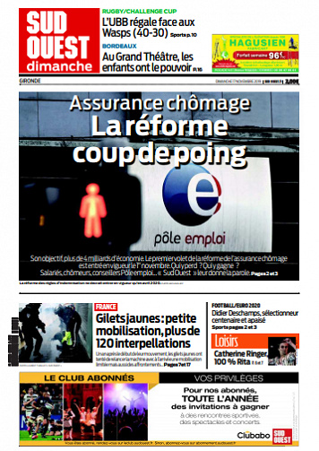 Sud Ouest Du Dimanche 17 Novembre 2019