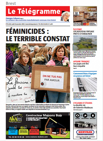 Le Télégramme Brest Du Lundi 18 Novembre 2019