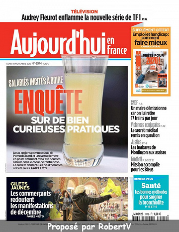 Aujourd’hui en France - Lundi 18 Novembre 2019