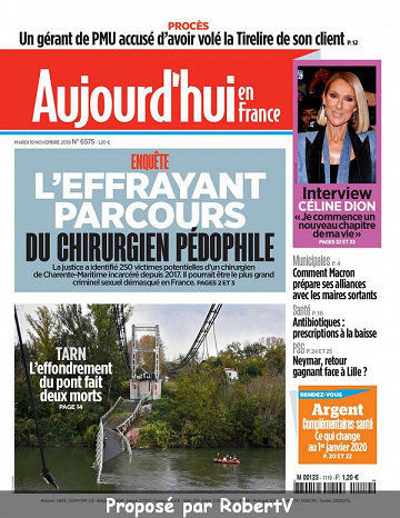 Aujourd’hui en France - Mardi 19 Novembre 2019