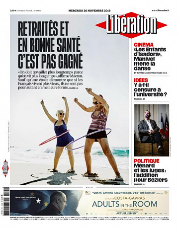 Liberation du Mercredi 20 Novembre 2019