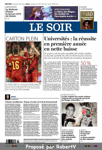 Le Soir - Mercredi 20 Novembre 2019