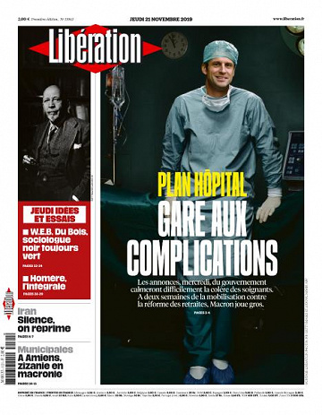 Liberation du Jeudi 21 Novembre 2019