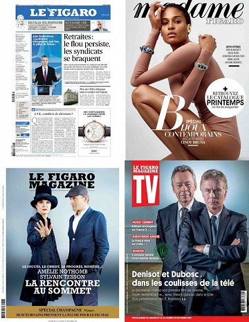 Pack Le Figaro et ses 3 suppléments - Vendredi 22 Novembre 2019