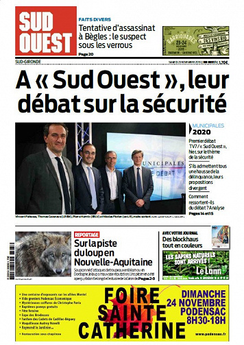 Sud Ouest Sud-Gironde - Samedi 23 Novembre 2019
