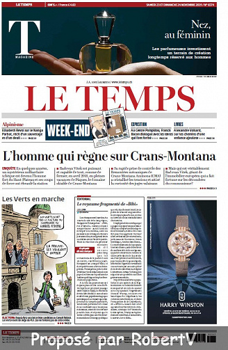 Le Temps - Samedi 23 et Dimanche 24 Novembre 2019