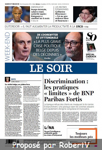 Le Soir - Samedi 23 et Dimanche 24 Novembre 2019