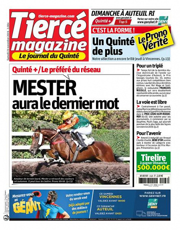 Tiercé Magazine du samedi 23 novembre 2019