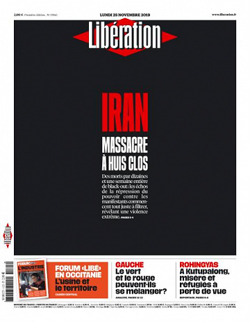Liberation du Lundi 25 Novembre 2019