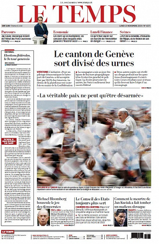 Le Temps - Lundi 25 Novembre 2019