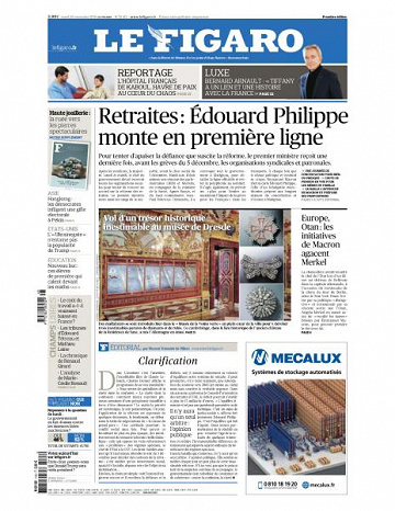 Le Figaro du Mardi 26 Novembre 2019