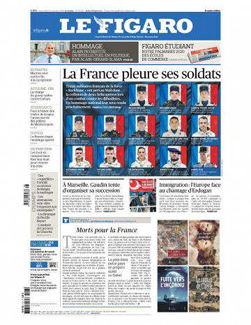 Le Figaro du Mercredi 27 Novembre 2019