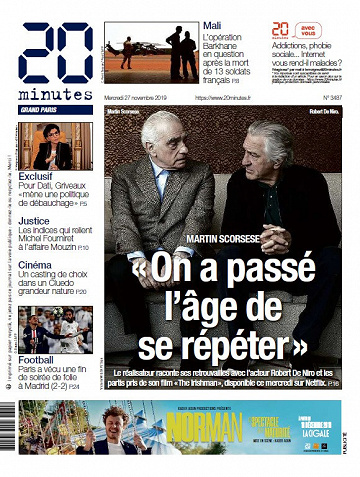 20 Minutes - Mercredi 27 Novembre 2019